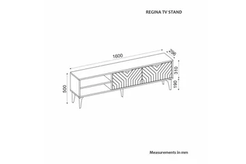 TV-bord Lyven Antrasitt - Antrasitt - Møbler - TV- & Mediamøbler - TV benk & mediabenk