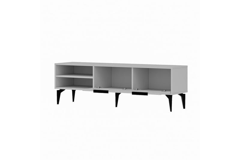 TV-bord Lyven Hvit - Hvit - Møbler - TV- & Mediamøbler - TV benk & mediabenk