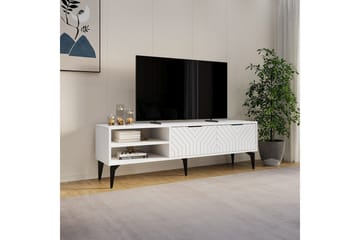 TV-bord Lyven Hvit - Hvit - Møbler - TV- & Mediamøbler - TV benk & mediabenk