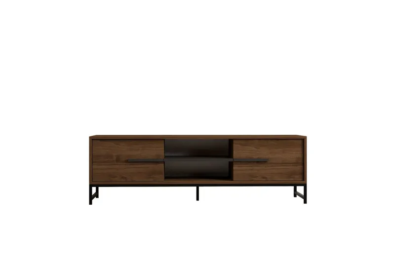 TV-bord Mono Valnøtt - Valnøtt - Møbler - TV- & Mediamøbler - TV benk & mediabenk