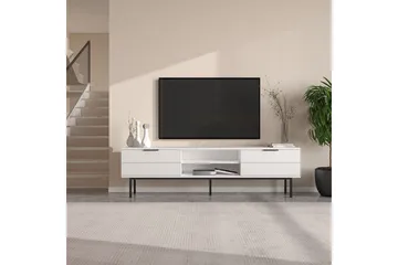 TV-bord Ranjit Hvit - Hvit - Møbler - TV- & Mediamøbler - TV benk & mediabenk