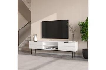 TV-bord Ranjit Hvit - Hvit - Møbler - TV- & Mediamøbler - TV benk & mediabenk