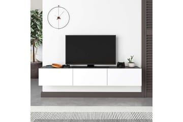 TV-bord Rasab 180 Antrasitt / Hvit - Antrasitt / Hvit - Møbler - TV- & Mediamøbler - TV benk & mediabenk