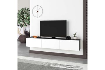 TV-bord Rasab 180 Antrasitt / Hvit - Antrasitt / Hvit - Møbler - TV- & Mediamøbler - TV benk & mediabenk