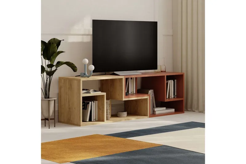 TV-bord Ravena Sudamaleik / Kanel - Sudamaleik / Kanel - Møbler - TV- & Mediamøbler - TV benk & mediabenk