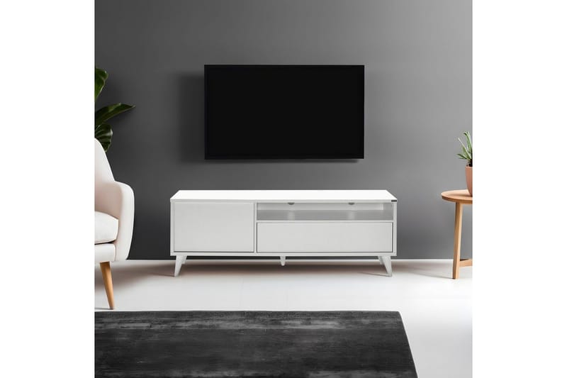 TV-bord Sosan Hvit - Hvit - Møbler - TV- & Mediamøbler - TV benk & mediabenk