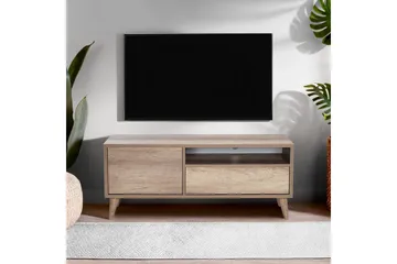 TV-bord Sosan Lys valnøtt - Lys valnøtt - Møbler - TV- & Mediamøbler - TV benk & mediabenk