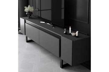 TV-bord Sozi Antrasitt / Svart - Antrasitt / Svart - Møbler - TV- & Mediamøbler - TV benk & mediabenk