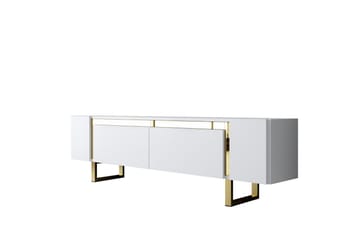 TV-bord Sozi Hvit / Gull