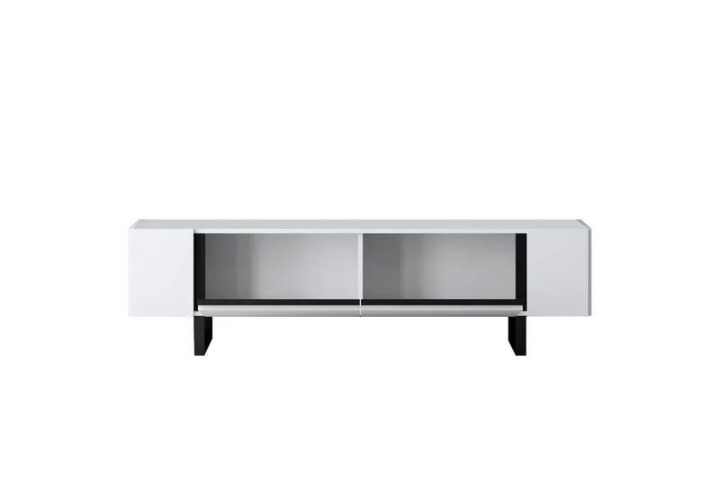 TV-bord Sozi Hvit / Svart - Hvit / Svart - Møbler - TV- & Mediamøbler - TV benk & mediabenk