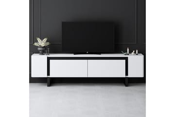 TV-bord Sozi Hvit / Svart - Hvit / Svart - Møbler - TV- & Mediamøbler - TV benk & mediabenk