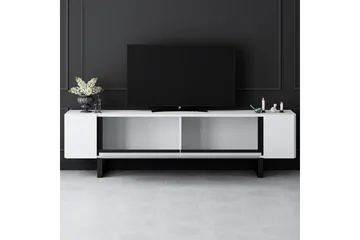 TV-bord Sozi Hvit / Svart - Hvit / Svart - Møbler - TV- & Mediamøbler - TV benk & mediabenk