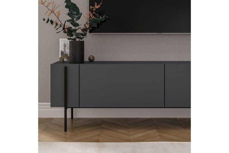 TV-bord Stira Antrasitt - Antrasitt - Møbler - TV- & Mediamøbler - TV benk & mediabenk