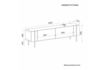 TV-bord Stira Valnøtt - Valnøtt - Møbler - TV- & Mediamøbler - TV benk & mediabenk