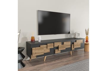 TV-bord Ticomannd Antrasitt / Valnøtt - Antrasitt / Valnøtt - Møbler - TV- & Mediamøbler - TV benk & mediabenk