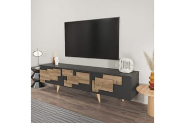 TV-bord Ticomannd Antrasitt / Valnøtt - Antrasitt / Valnøtt - Møbler - TV- & Mediamøbler - TV benk & mediabenk