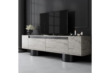 TV-bord Travertin / Svart - Travertin / Svart - Møbler - TV- & Mediamøbler - TV benk & mediabenk