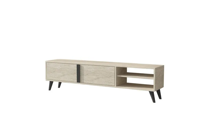 TV-bord Ythmere Travertin, Travertin