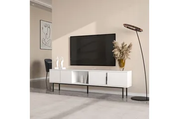 TV-bord Zeiran Hvit - Hvit - Møbler - TV- & Mediamøbler - TV benk & mediabenk