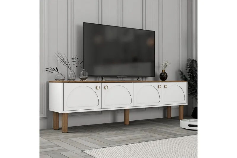 TV-enhet Cool Hvit - Hvit - Møbler - TV- & Mediamøbler - TV benk & mediabenk