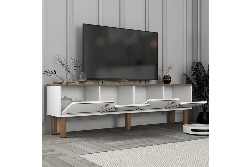 TV-enhet Cool Hvit - Hvit - Møbler - TV- & Mediamøbler - TV benk & mediabenk