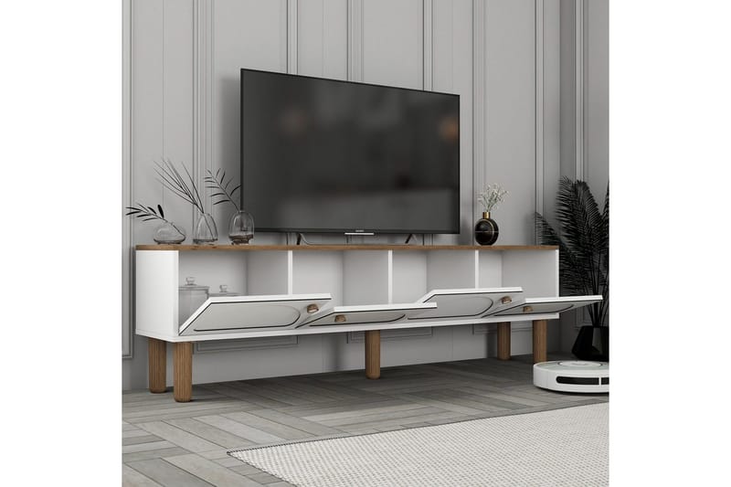 TV-enhet Cool Hvit - Hvit - Møbler - TV- & Mediamøbler - TV benk & mediabenk