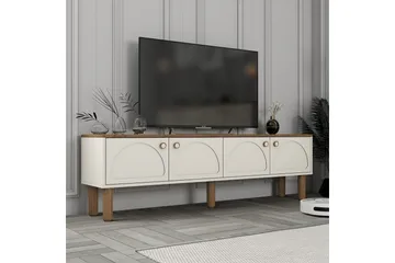 TV-enhet Cool Krem - Krem - Møbler - TV- & Mediamøbler - TV benk & mediabenk