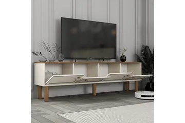 TV-enhet Cool Krem - Krem - Møbler - TV- & Mediamøbler - TV benk & mediabenk