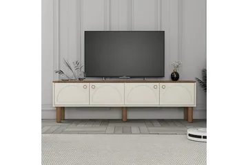 TV-enhet Cool Krem - Krem - Møbler - TV- & Mediamøbler - TV benk & mediabenk