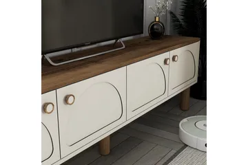 TV-enhet Cool Krem - Krem - Møbler - TV- & Mediamøbler - TV benk & mediabenk