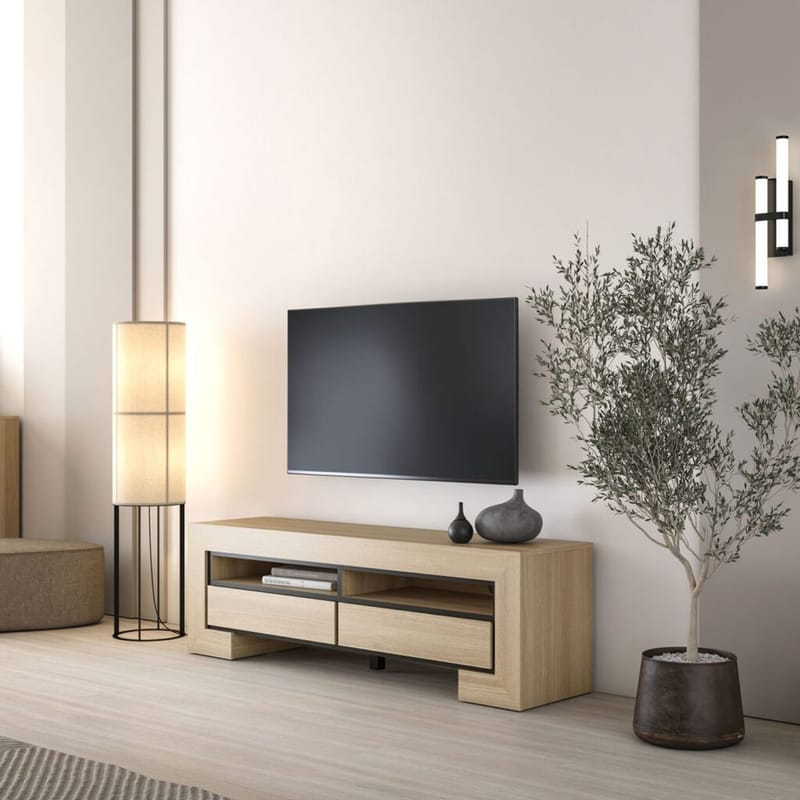 TV-enhet Cuba II med 2 skuffer - Møbler - TV- & Mediamøbler - TV benk & mediabenk