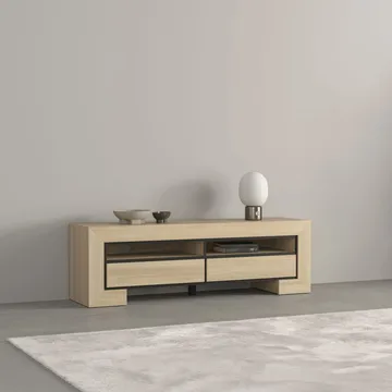 TV-enhet Cuba II med 2 skuffer - Møbler - TV- & Mediamøbler - TV benk & mediabenk