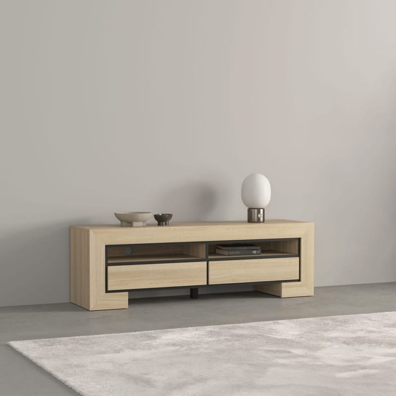 TV-enhet Cuba II med 2 skuffer - Møbler - TV- & Mediamøbler - TV benk & mediabenk
