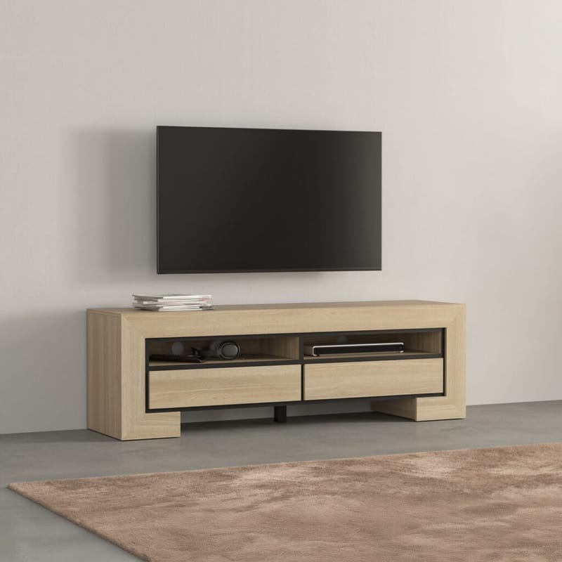 TV-enhet Cuba II med 2 skuffer - Møbler - TV- & Mediamøbler - TV benk & mediabenk