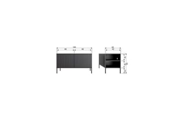 TV-enhet New Gravure - Støv, 100 cm - Møbler - TV- & Mediamøbler - TV-skap
