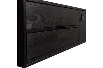 TV-enhet Silas - Blacknight, Ask, 120 cm - Møbler - TV- & Mediamøbler - TV benk & mediabenk