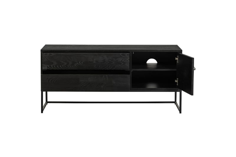 TV-enhet Silas - Blacknight, Ask, 120 cm - Møbler - TV- & Mediamøbler - TV benk & mediabenk
