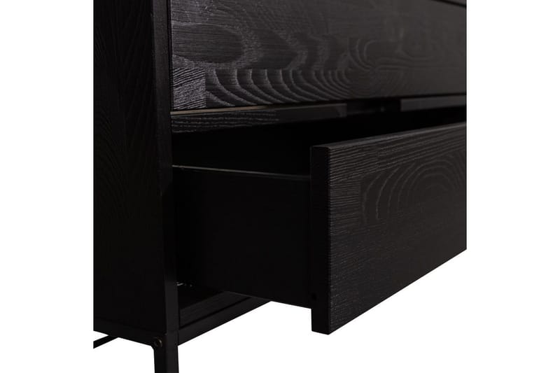 TV-enhet Silas - Blacknight, Ask, 120 cm - Møbler - TV- & Mediamøbler - TV benk & mediabenk