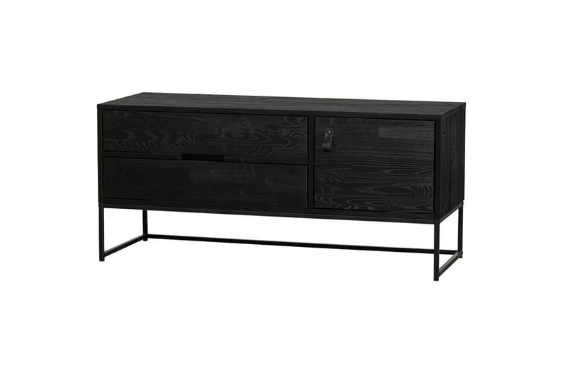 TV-enhet Silas - Blacknight, Ask, 120 cm - Møbler - TV- & Mediamøbler - TV benk & mediabenk