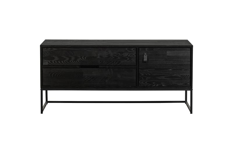 TV-enhet Silas - Blacknight, Ask, 120 cm - Møbler - TV- & Mediamøbler - TV benk & mediabenk