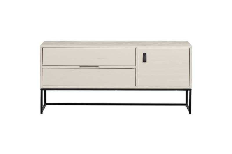 TV-enhet Silas - Støv, Børstet furu, 120 cm - Møbler - TV- & Mediamøbler - TV benk & mediabenk