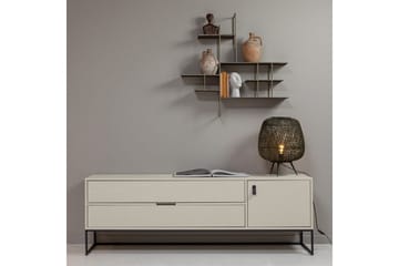 TV-enhet Silas - Støv, Børstet furu, 180 cm - Møbler - TV- & Mediamøbler - TV benk & mediabenk