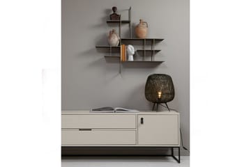 TV-enhet Silas - Støv, Børstet furu, 180 cm - Møbler - TV- & Mediamøbler - TV benk & mediabenk