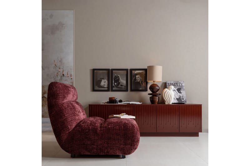 TV-enhet Pencil - Merlot Gloss - Møbler - TV- & Mediamøbler - TV-skap