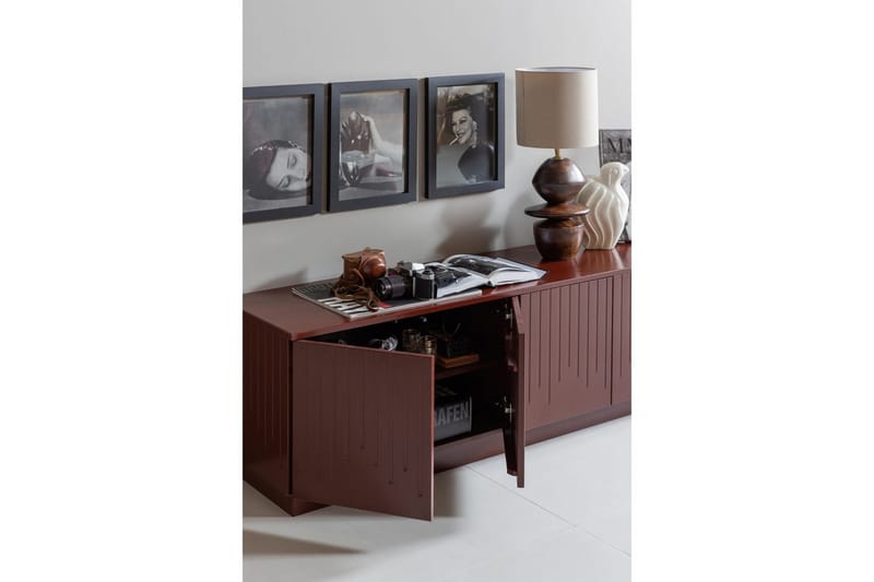 TV-enhet Pencil - Merlot Gloss - Møbler - TV- & Mediamøbler - TV-skap