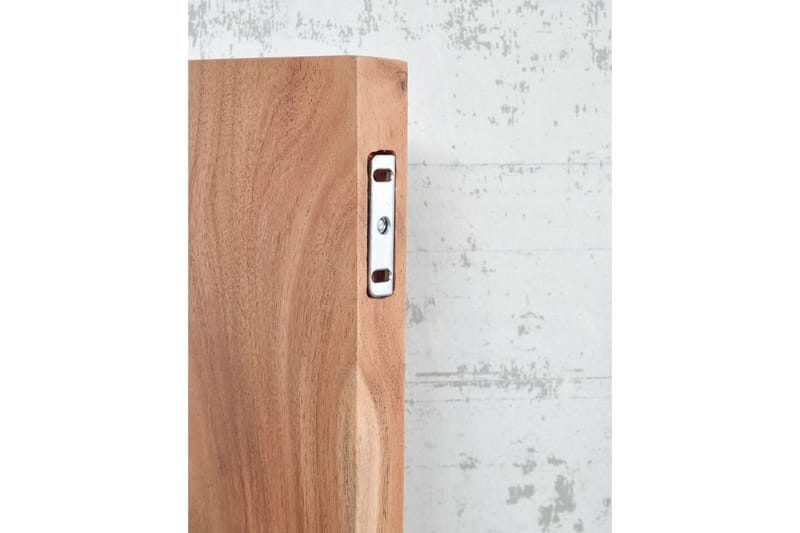 Tv-hylla Wohnling Vägghylla Wohnling träkant, massivt trä, flytande hylla, lantlig stil 100x26 cm - Oppbevaring - Hylle - Vegghylle