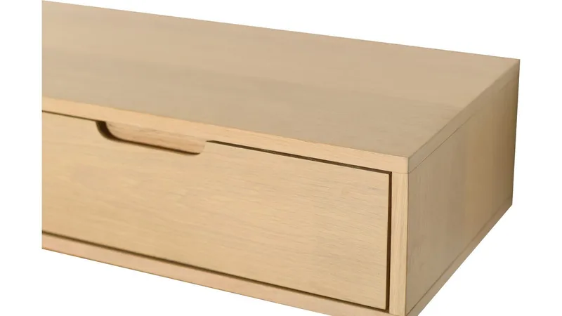 TV-hylle Torsen 110 cm - Hvitpigmentert eik - Møbler - TV- & Mediamøbler - TV-hylle