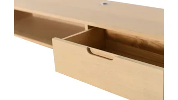 TV-hylle Torsen 110 cm - Hvitpigmentert eik - Møbler - TV- & Mediamøbler - TV-hylle