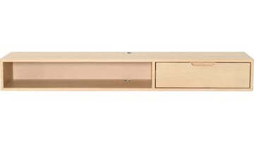 TV-hylle Torsen 135 cm - Hvitpigmentert eik - Møbler - TV- & Mediamøbler - TV-hylle