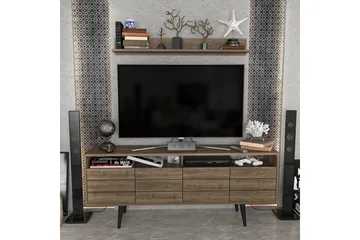 Andifli Tv-møbelsett 160x64,5 cm - Brun - Møbler - TV- & Mediamøbler - TV-møbelsett
